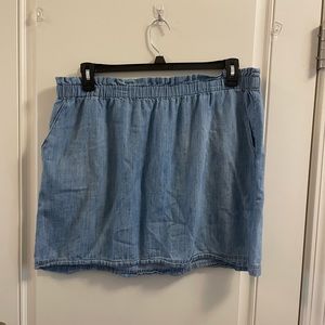 Universal Thread Chambray Mini Skirt